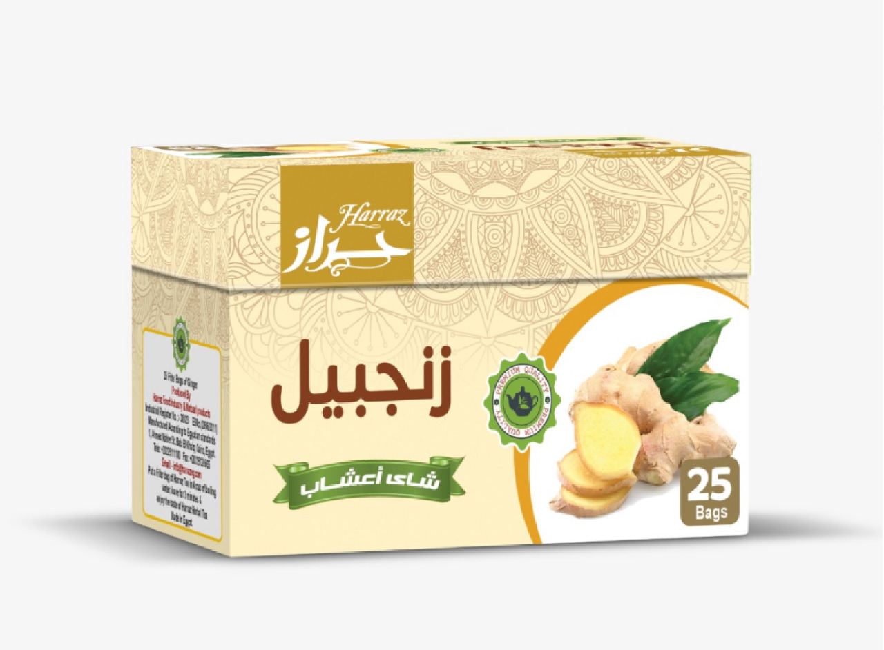 باكت 25 فتلة زنجبيل